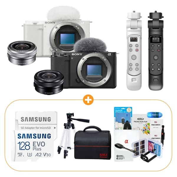 [Sony] 소니 ZV-E10+16-50mm KIT 128GB 14종패키지 슈팅그립세트 SMJ