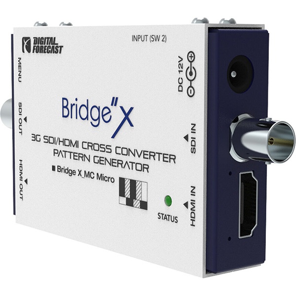 [디지털포캐스트] Bridge X MC micro/ SDI&HDMI 크로스 스케일러 컨버터 / Test Pattern Generator/