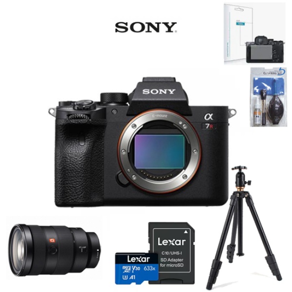 [Sony] 풀프레임 미러리스 알파 A7R IV A+FE24-70 f2.8 GM+128G(4k)+보호필름+크리닝킷+삼각대