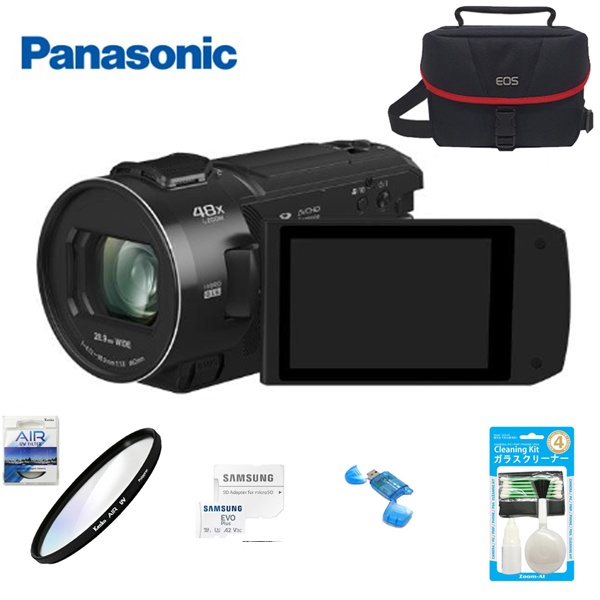 [Panasonic] 파나소닉 fulll HD 캠코더 HC-V900+256GB+중형가방+kenko UV필터+크리닝킷+리더기 풀패키지