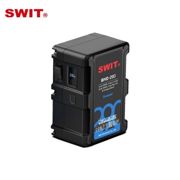 [swit] 스위트 SWIT BIVO-290 / B마운트 배터리 290Wh 20A 이중전압 대용량 배터리