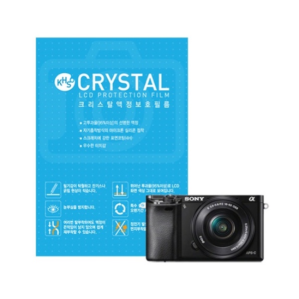 [CRYSTAL] 소니 알파 A6000 시리즈 [A6000/A6300/A6400/A6500][크리스탈 액정보호필름 1매]