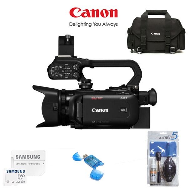 [Canon] Professional 4K SDI출력 캠코더 XA65+SD256G+정품가방+리더기+크리닝킷 패키지