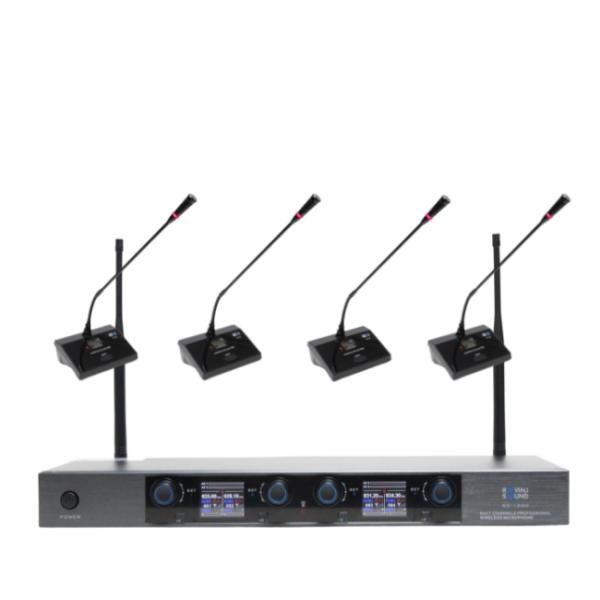 [ROVINJSOUND] 구즈넥타입 4CH 무선마이크 4개 RO-1000G