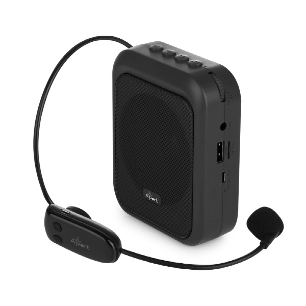 [APORT] 무선 UHF 마이크 기가폰 WHM7A 블랙