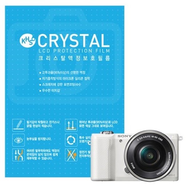 [CRYSTAL] 소니 NEX-3N시리즈, A5000, A5000Y, A3000 용 [크리스탈액정보호필름 1매]