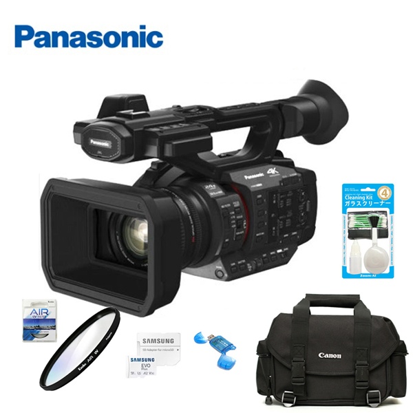 [Panasonic] 파나소닉 프리미엄 4K 캠코더 HC-X20+256GB+중형가방+kenko UV필터+크리닝킷+리더기
