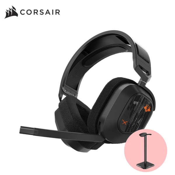 [CORSAIR] [헤드셋] 커세어 게이밍 헤드셋 HS80 RGB 콜오브듀티 블랙옵스6 에디션[무선][헤드셋 거치대 SET]