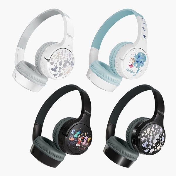 [Belkin] 벨킨 디즈니 사운드폼 미니 어린이 무선 헤드폰 AUD002qc