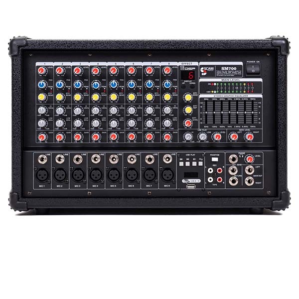 [SCANI] 스카니 파워드믹서 8채널 700W SM-700