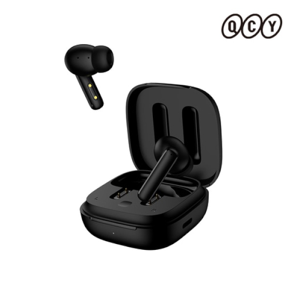 [QCY] [블루투스 이어폰] 노이즈 캔슬링 블루투스 이어폰 T13 ANC APP  [블랙]