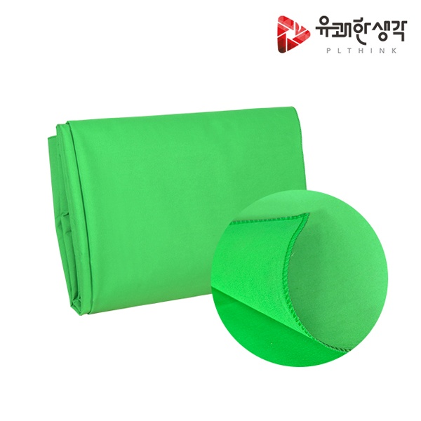 [유쾌한생각] 크로마키 스튜디오 유튜브 영상 사진 촬영용 배경천 PL-G36 그린 3x6 m