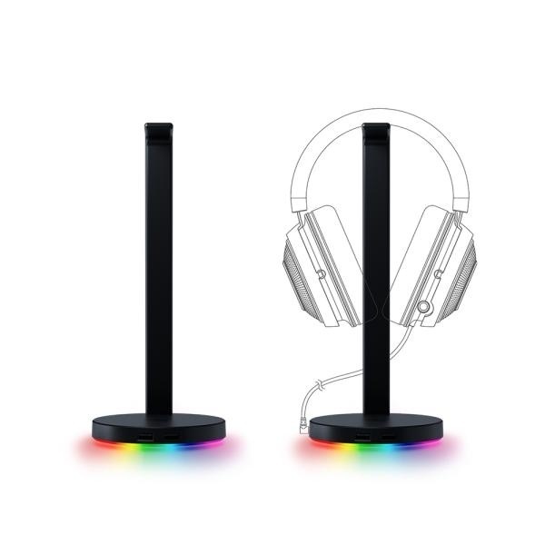 [RAZER] [레이저코리아] 헤드셋 거치대 베이스 스테이션 V2 크로마 Base Station V2 Chroma [웨이코스정품]