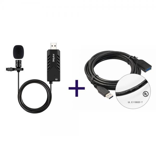 [FIFINE] K053 USB + 연장 케이블 2m [총4M]