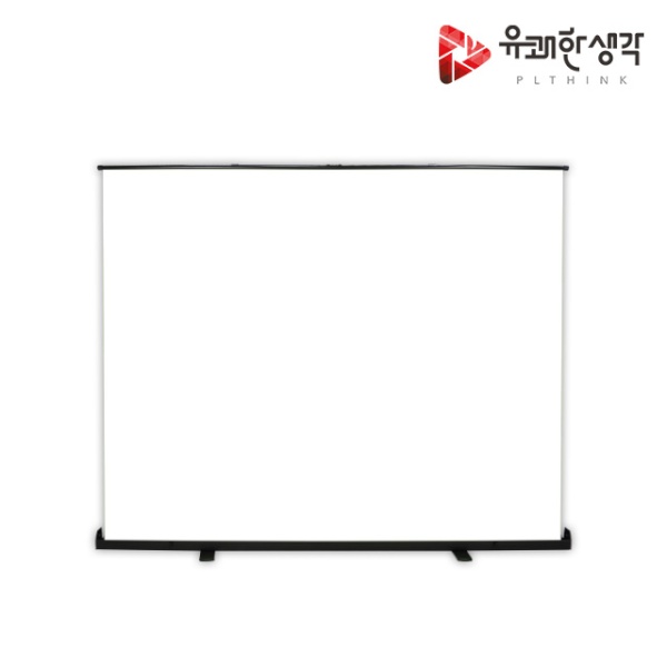 [유쾌한생각] 원터치 이동식 배경 L사이즈 2.5 x 2 m 화이트 / PL-W-ROLLUP-2520