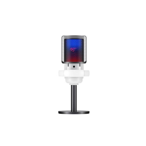 [HAVIT] [마이크] HAVIT 하빗 GK50 RGB 게이밍 마이크 [화이트]