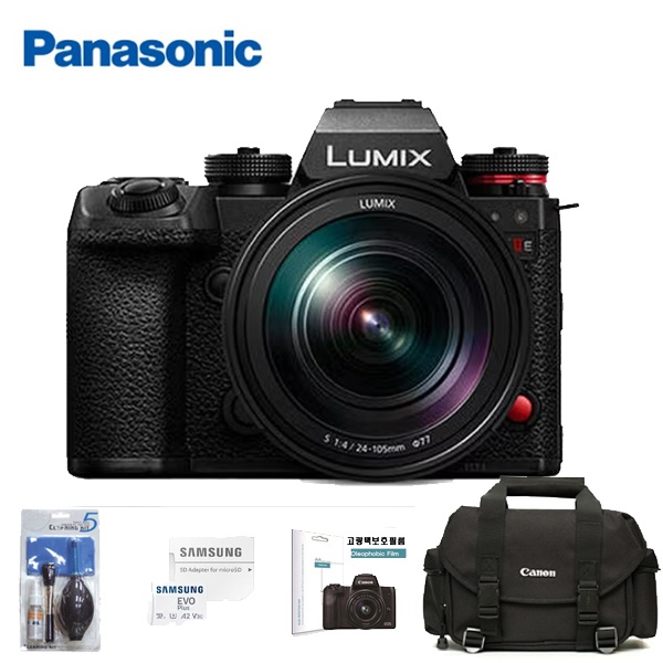 [Panasonic] 파나소닉 풀프레임 미러리스 LUMIX DC-S1M2E S24-105KIT+512GB+가방+크리닝킷+보호필름+리더기
