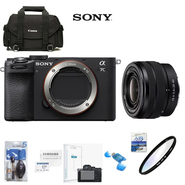 [Sony] A7C2+FE 28-60mm F4-5.6+128G+KENKO AIR UV 필터+대형카메라BAG+크리닝킷+LCD필름+리더기 풀패키지