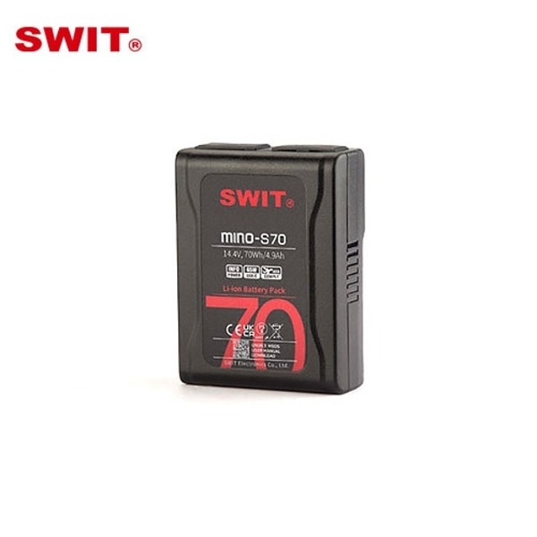 [swit] 스위트 SWIT MINO-S70 / V마운트 배터리 70Wh 8A 미니 배터리