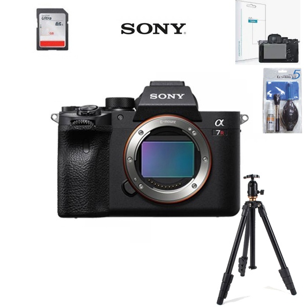 [Sony] 풀프레임 미러리스 알파 A7R IV A+FE24-70 f2.8 GM+256G(4k)+보호필름+크리닝킷+삼각대