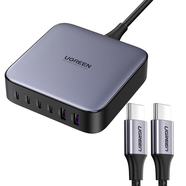 [Ugreen] 유그린 넥소드 6포트 200W GaN PD PPS 고속충전기 [U-90694]