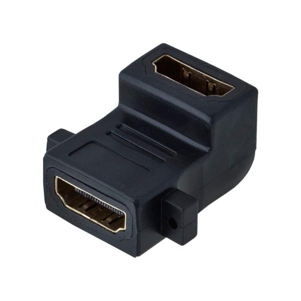 [주비존] HDMI ㄱ자 판넬형 암-암 젠더
