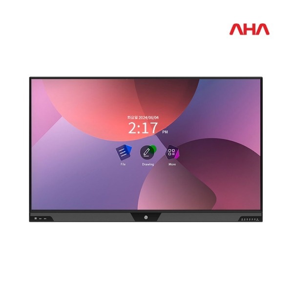 [아하] 아하 8400 전자칠판 4K UHD 스마트 터치보드  139cm(55인치) [ULTRA-3455]