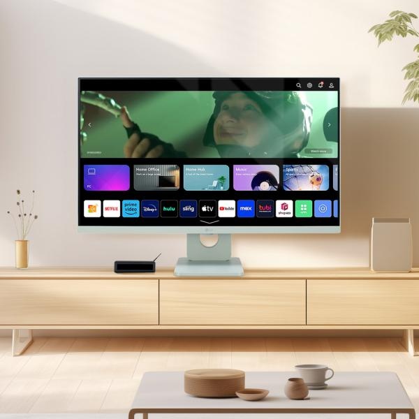 [LG전자] LG Myview 스마트 모니터  27SR50FG [그린 색상]