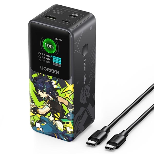 [Ugreen] [유그린x원신 에디션] 키니치 콜라보 130W 보조배터리 20000mAh [U-35524(원신)]
