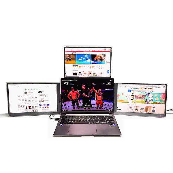 [주식회사 에스앤코] 노트북 트리플 모니터 휴대용 보조 모니터 S680