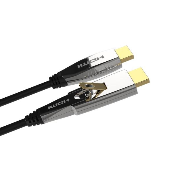 [이지넷유비쿼터스] HDMI to HDMI 2.0 광케이블, 배관용 한쪽 분리형 멀티소켓,  NEXT-6715HAOC-DA [15M]