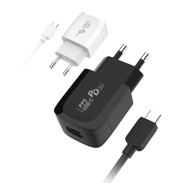 [DOXX] PPS  PD3.0 USB-C 25W 충전기 화이트 (CtoC케이블 포함)  1포트 [DX-PPS25W]
