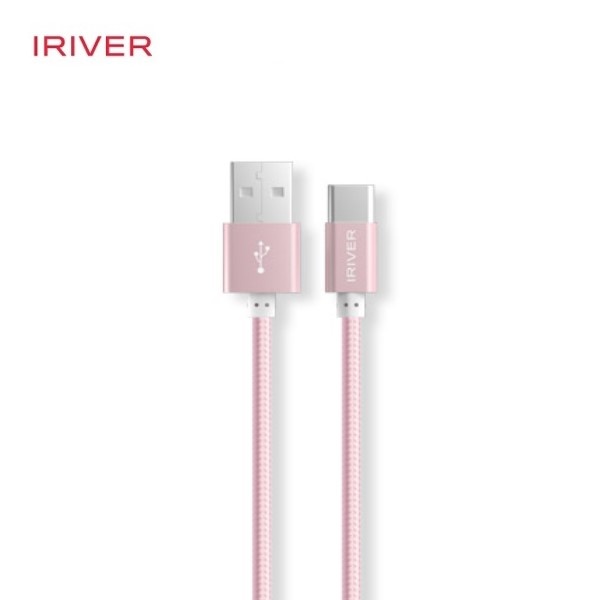 [아이리버] USB-A 2.0 to Type-C 고속 충전케이블,  IHC-M15C [핑크/1.5m]