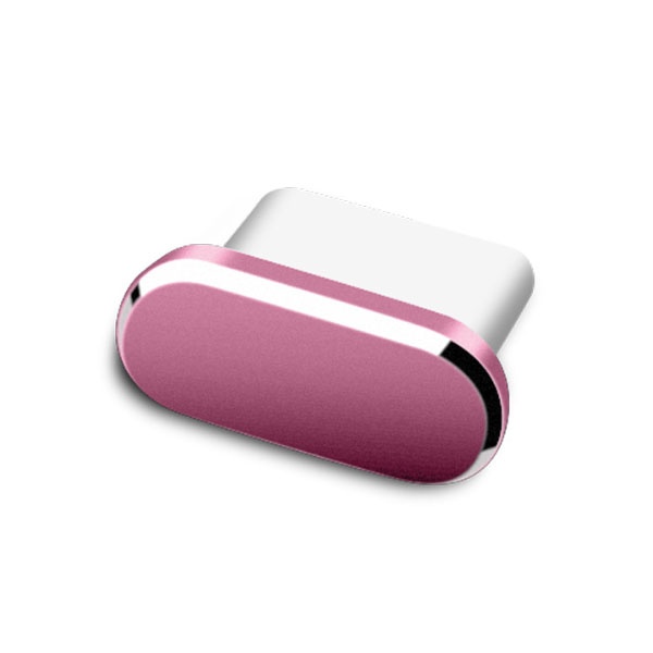 [티테크놀로지] 포트 먼지마개 USB Type-C 전용  메탈 핑크[T-DC-MC-PK]