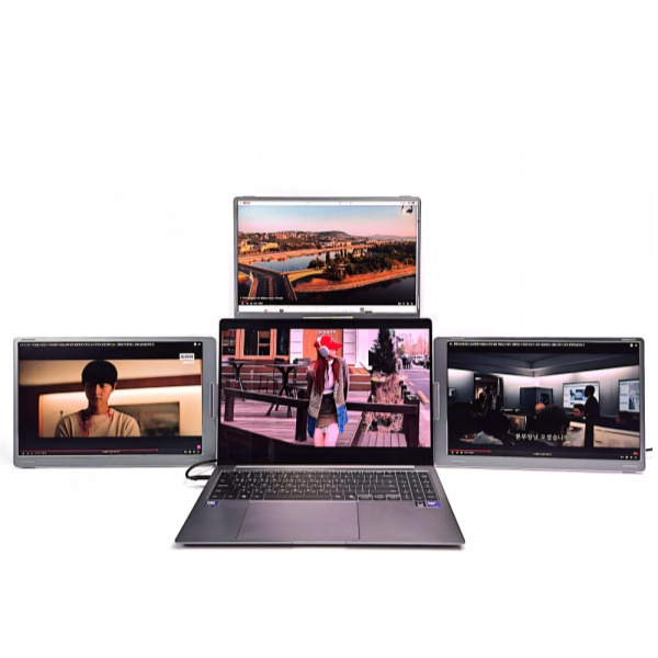 [주식회사 에스앤코] 노트북 트리플 모니터 휴대용 보조 모니터 S780
