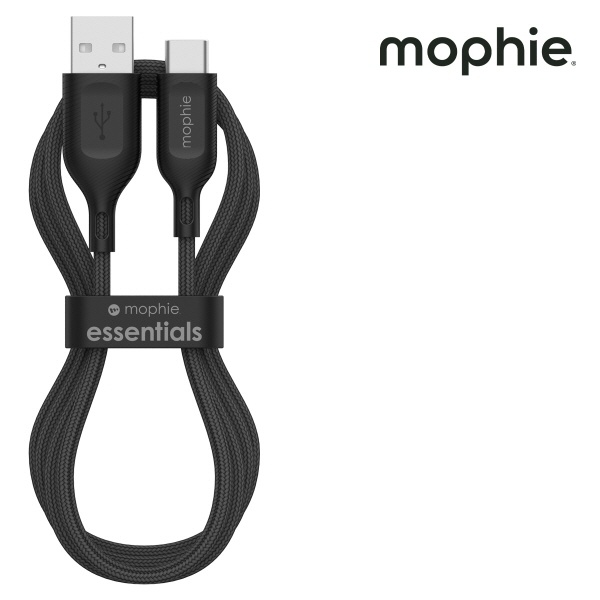 [MOPHIE] 모피 A to C 에센셜 브레이디드 케이블  [1M] [블랙]