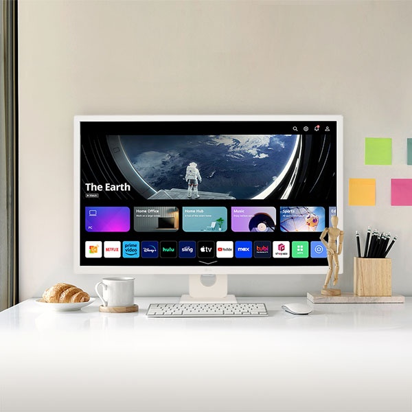 [LG전자] LG MyView 스마트 모니터  32SR50F [화이트 색상]