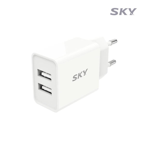 [SKY] 스카이 필 12W USB 듀얼 포트 어댑터 C1 [ZX-2U15]
