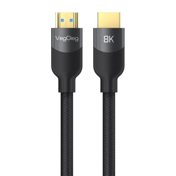 [VEGGIEG] HDMI 2.1 8K 프리미엄 블랙 케이블  V-H905 [15M]