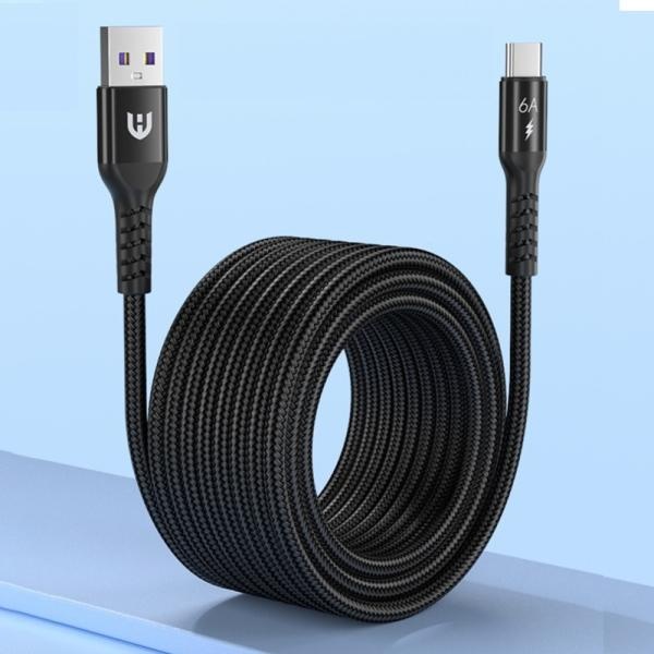 [스위스윙거] USB-A 2.0 to Type-C 66W 초고속 충전케이블 5M