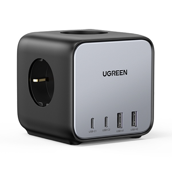 [Ugreen] GaNIII 65W PD PPS 3680W 멀티탭 고속충전기 큐브  [CD268-15685]