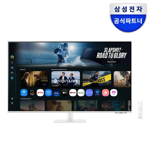 [삼성전자] 삼성 스마트모니터 M7 107.9cm 4K UHD  LS43FM701 화이트