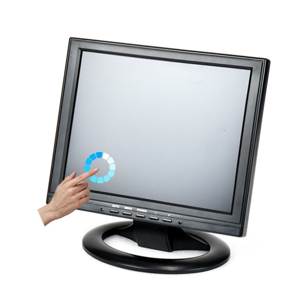 [하이드림엘씨디] 산업용 터치모니터 30cm 압력식 감압식 HDL-T121X-LED 업소용 매장용 소형모니터