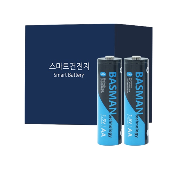 [주바스맨테크놀러지] 바스맨 3세대 블루투스 AA 2개입