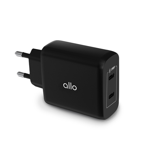 [알로코리아] ALLO 45W 초고속 충전기, UC245PD [C타입:2포트]  [단품]