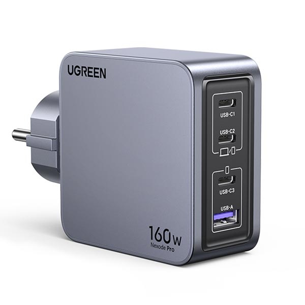 [Ugreen] 넥소드 프로 PD PPS GaN 160W 멀티 고속충전기 접지형 [X763]