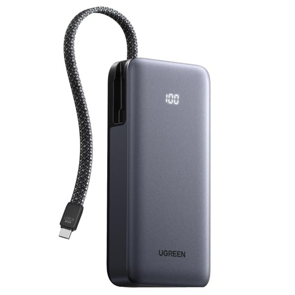 [Ugreen] 넥소드 릴케이블 일체형 45W PD PPS 보조배터리 20000mAh [U-55988]