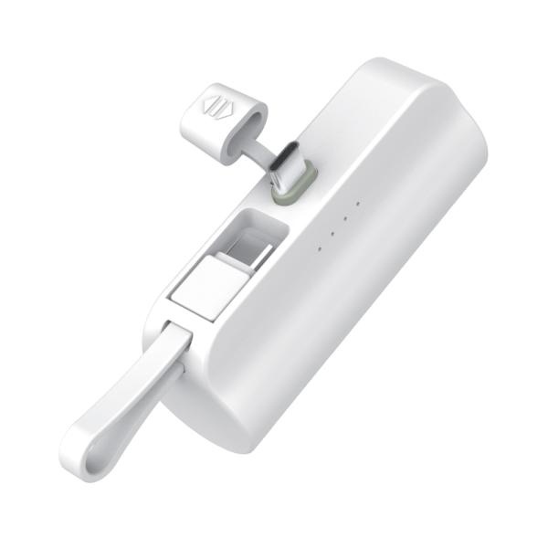 [지성아이엔씨] 플라이토 18W 일체형 도킹 보조배터리 5000mAh [ST-AB5000PD]