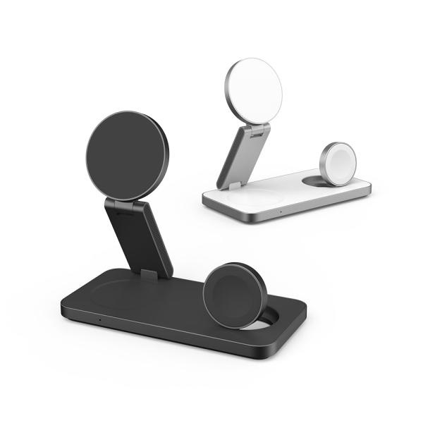 [파우트] Qi2 3in1 맥세이프 고속 무선 충전기 HANDS7 PRO [POUT-004402-A]