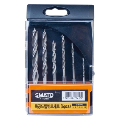 SMATO 목공드릴비트세트 6PCS (샹크1/4)